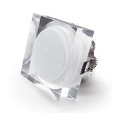 Downlight-led Recessed Lamps Acrylic Crystal Indoor Ceiling Spot Led Light 1W 5W 12W Square/Round For Home Decoration Lighting