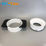 Round Recessed Ceiling Mount Downlight Frame Bracket LED MR16/GU10 Lamp Socket Holder Base Rimless Spot Lighting Fitting Fixture