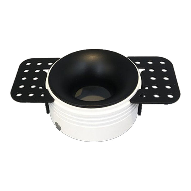 Round Recessed Ceiling Mount Downlight Frame Bracket LED MR16/GU10 Lamp Socket Holder Base Rimless Spot Lighting Fitting Fixture