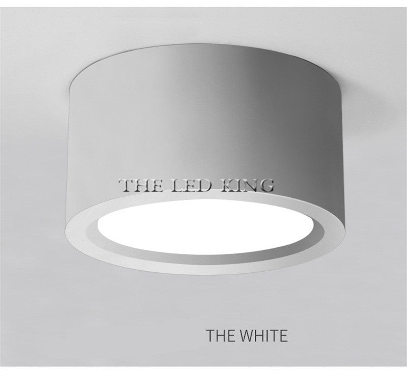 Surface Mounted LED Downlight 5W 7W 9W 12W 15W 18W 30W White/Black Housing Surface Mounted AC220V Ceiling Spot Light Home Decor