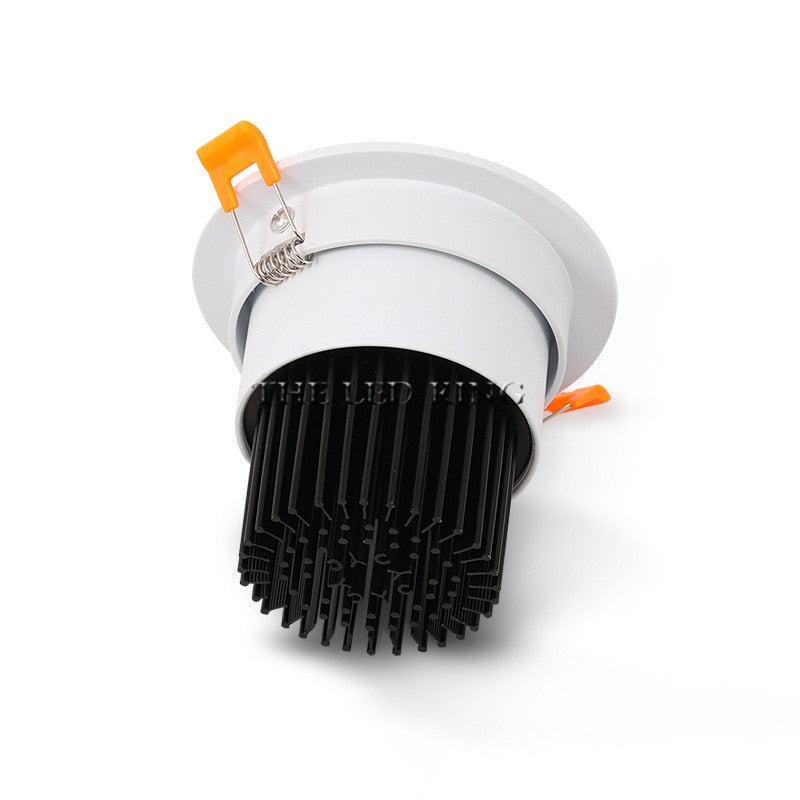 New Led Cob Downlight 7w 10w Dimmable Led Recessed Down Light work with PWM Dimmer AC/DC 110V 220V Ceiling Spot Light+driver