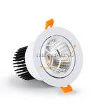 New Led Cob Downlight 7w 10w Dimmable Led Recessed Down Light work with PWM Dimmer AC/DC 110V 220V Ceiling Spot Light+driver