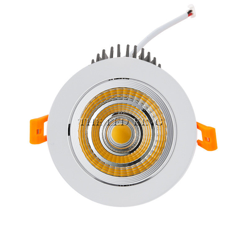 New Led Cob Downlight 7w 10w Dimmable Led Recessed Down Light work with PWM Dimmer AC/DC 110V 220V Ceiling Spot Light+driver