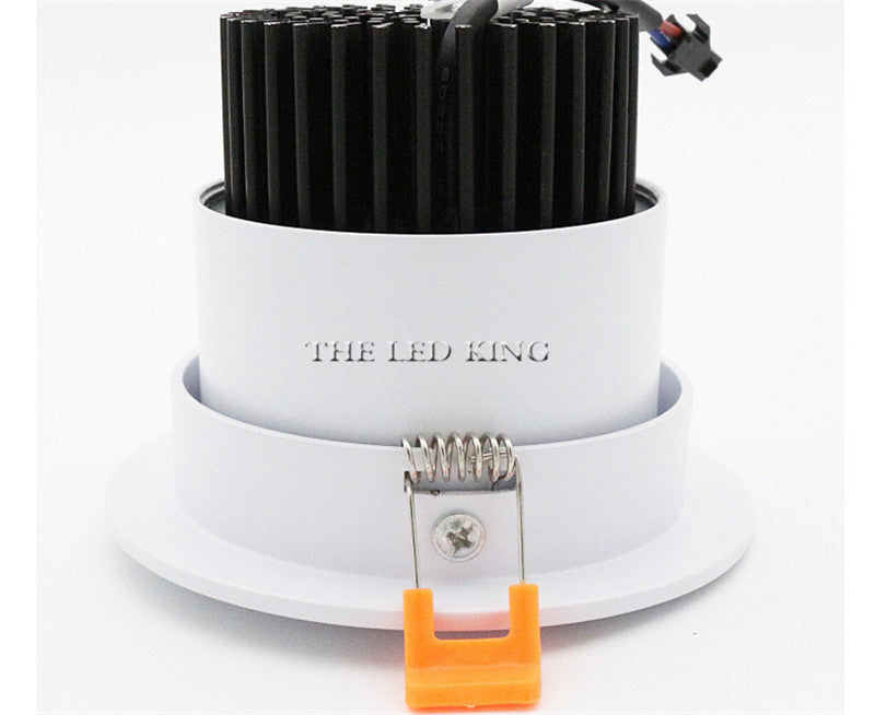 New Led Cob Downlight 7w 10w Dimmable Led Recessed Down Light work with PWM Dimmer AC/DC 110V 220V Ceiling Spot Light+driver