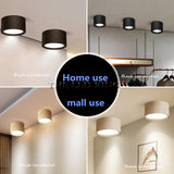 Surface Mounted LED Downlight 5W 7W 9W 12W 15W 18W 30W White/Black Housing Surface Mounted AC220V Ceiling Spot Light Home Decor