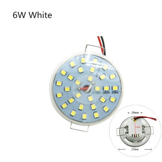 220V 110V LED Downlight Lamp Integrated Light Cup 3W 5W 6W LED Ampoule Spot Light Round Ceiling Recessed Umbrella LED Corn Bulb