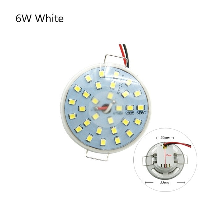 220V 110V LED Downlight Lamp Integrated Light Cup 3W 5W 6W LED Ampoule Spot Light Round Ceiling Recessed Umbrella LED Corn Bulb