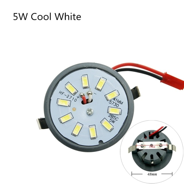 220V 110V LED Downlight Lamp Integrated Light Cup 3W 5W 6W LED Ampoule Spot Light Round Ceiling Recessed Umbrella LED Corn Bulb