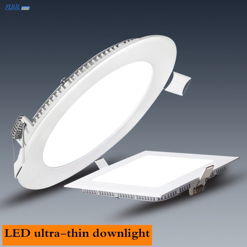 LED Panel Light 1pcs 3W 6W 9W 12W 15W 18W 25W Recessed Ceiling LED Downlight Indoor Spot Light AC110V 220V Driver Incl