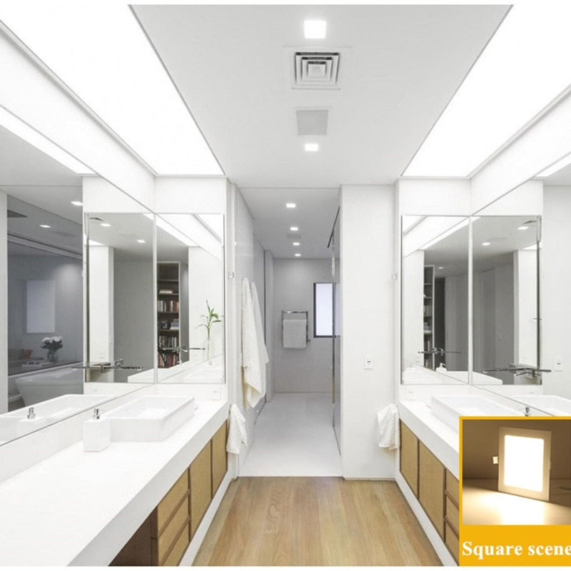 LED Panel Light 1pcs 3W 6W 9W 12W 15W 18W 25W Recessed Ceiling LED Downlight Indoor Spot Light AC110V 220V Driver Incl