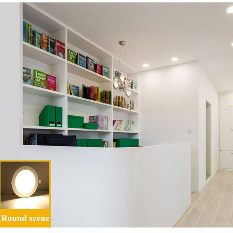 LED Panel Light 1pcs 3W 6W 9W 12W 15W 18W 25W Recessed Ceiling LED Downlight Indoor Spot Light AC110V 220V Driver Incl