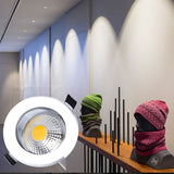 RGB Led downlight light COB 5W 110V 220V Ceiling Spot Light AC/DC12V Decoration Ceiling Lamp recessed Lights Indoor Lighting