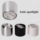 Dimmable 1pcs 6W 10W 14W 18W 24W led spot downlight High Power LED Ceiling Spot Light Kitchen Bathroom LED Downlights AC85-265V