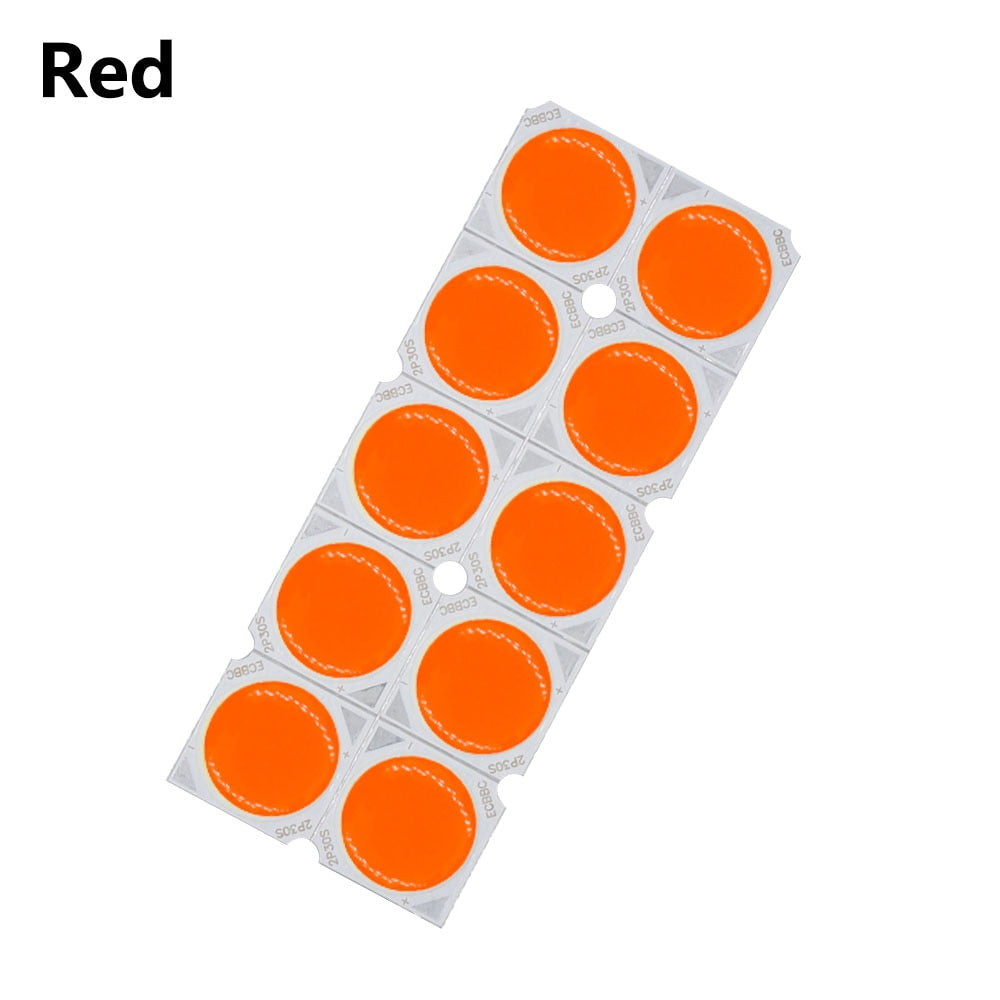 LED COB Light 10pcs a lot 30W LED COB Light Bulb On Board 19*19mm High Power LED Chip Light Lamp Spotlight Downlight Lamps