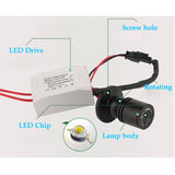 1W 3W Led Recessed Cabinet Mini Spot Light AC110V 220V Downlight DC12V Jewelry Show Include Led Driver Ceiling Light Lamp