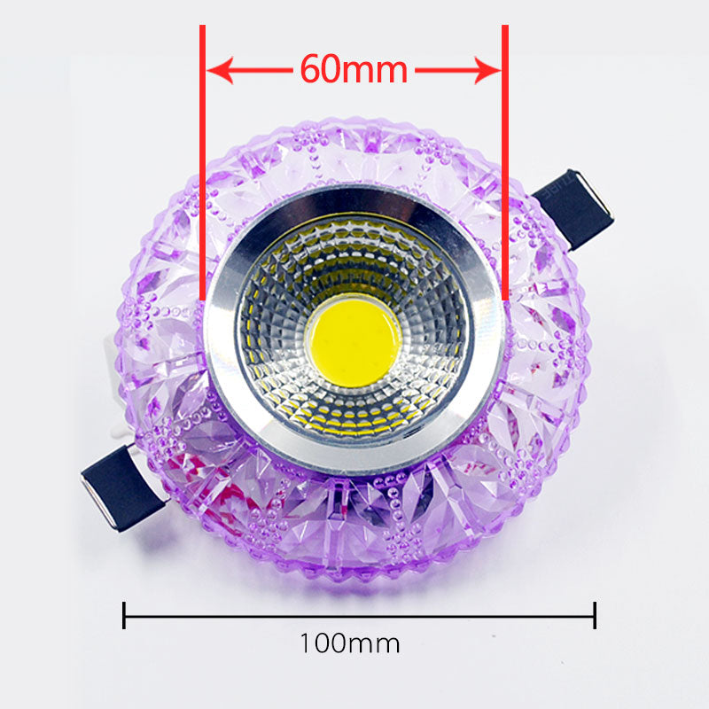 LED Colorful downlight Christmas light 3W 5W 7W 9W 110V 220V ceiling downlight rainbow RGB lamp ceiling spot light Magic color