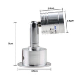 Recessed Led Mini Downlights 3W AC90-260V DC12V 360 Degree Rotating Spot Lighting LED Ceiling Down Lamp Indoor Lighting