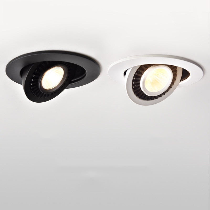 LED Ceiling Recessed Spot Light 15w 9w 7w 5w led bulb light 360 Degree Rotation Spot lighting for Kitchen Bedroom indoor lamp