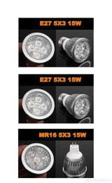 Super Bright 9W 12W 15W GU10 LED Bulbs Light 110V 220V Dimmable Led Spotlights Warm/Cool White GU10 LED downlight zk40