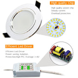LED Downlight Dimmable 9W 12W 15W 5W 220V 230V Warm White Nature White Cold White Recessed LED Lamp Spot Light Indoor Lighting