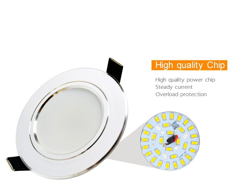 LED Downlight Dimmable 9W 12W 15W 5W 220V 230V Warm White Nature White Cold White Recessed LED Lamp Spot Light Indoor Lighting
