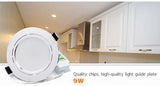 LED Downlight Dimmable 9W 12W 15W 5W 220V 230V Warm White Nature White Cold White Recessed LED Lamp Spot Light Indoor Lighting