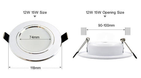 LED Downlight Dimmable 9W 12W 15W 5W 220V 230V Warm White Nature White Cold White Recessed LED Lamp Spot Light Indoor Lighting