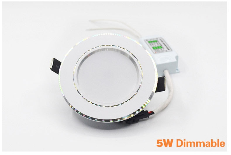 LED Downlight Dimmable 9W 12W 15W 5W 220V 230V Warm White Nature White Cold White Recessed LED Lamp Spot Light Indoor Lighting