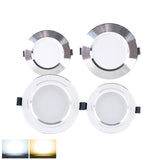  LED Spotlight Downlight 3W 5W 9W 15W 18W Aluminum Ultra Thin Round Recessed Panel Lamp AC 220V 110V LED Spot Light