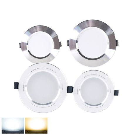  LED Spotlight Downlight 3W 5W 9W 15W 18W Aluminum Ultra Thin Round Recessed Panel Lamp AC 220V 110V LED Spot Light