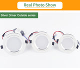 LED Spotlight Downlight 3W 5W 9W 15W 18W Aluminum Ultra Thin Round Recessed Panel Lamp AC 220V 110V LED Spot Light