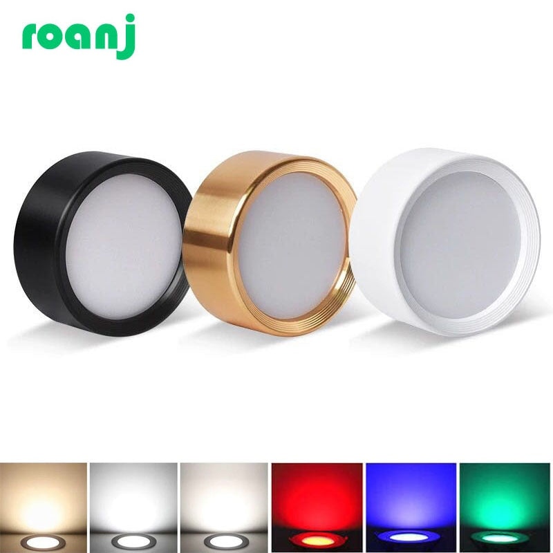 Surface Mounted LED downlight 5W 7W 9W 12W 15W 20W Ceiling Lamps Ultra Thin led spot lights 220V 110V Ceiling Fixtures Lighting