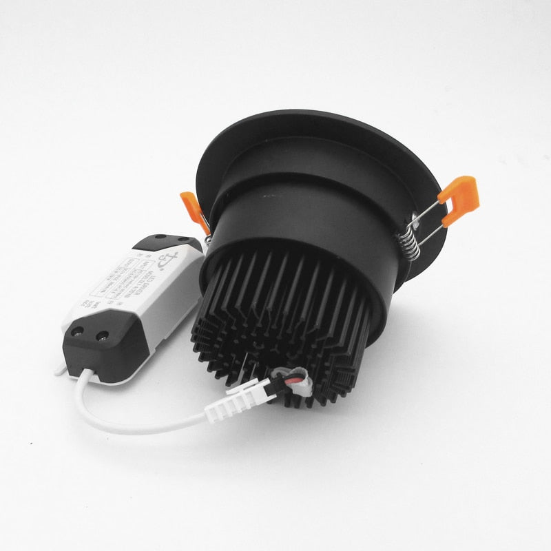 Dimmable Recessed LED Downlights 5W 7W 9W 12W 15W COB LED Ceiling Spot Lights AC110-240V LED Ceiling Lamps Indoor Lighting