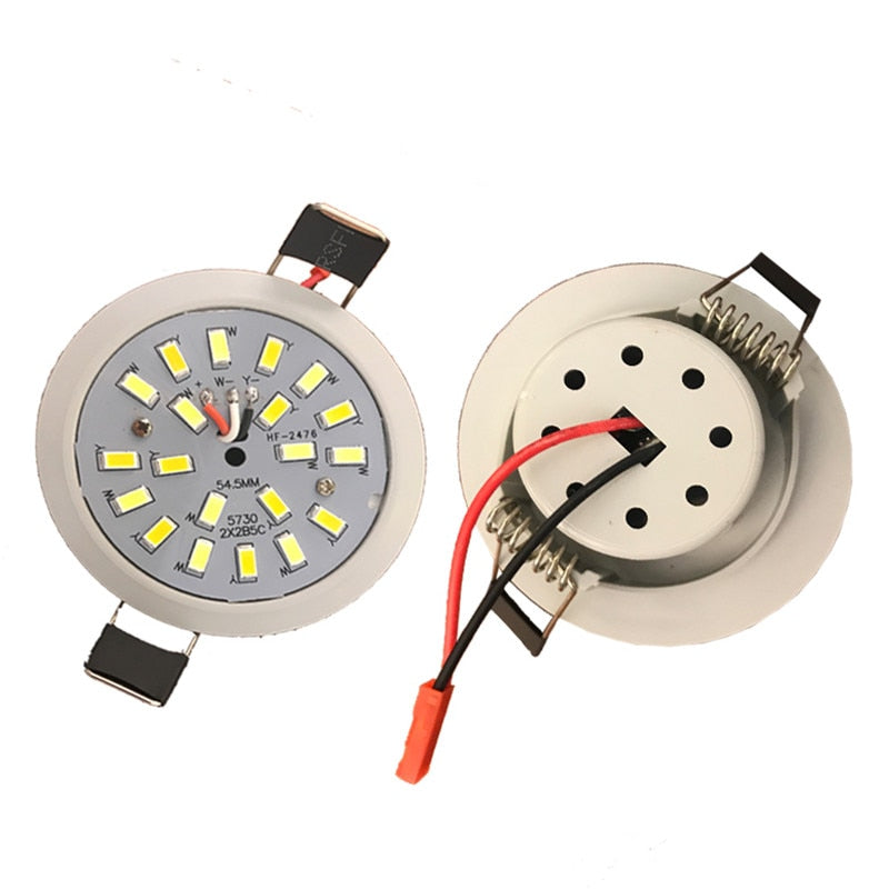 LED Downlight Lamp 5W 220V Integrated Light Cup LED Ampoule SpotLight Round Ceiling Recessed Umbrella LED Corn Bulb