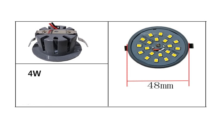 LED Downlight Lamp 5W 220V Integrated Light Cup LED Ampoule SpotLight Round Ceiling Recessed Umbrella LED Corn Bulb
