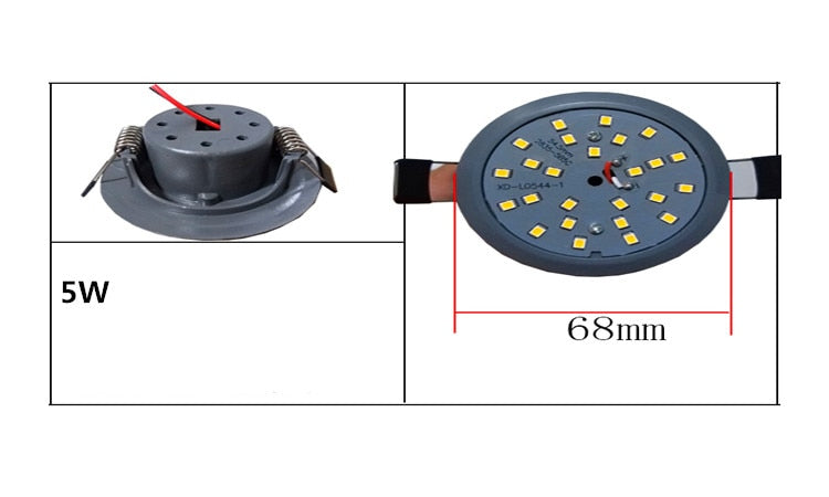 LED Downlight Lamp 5W 220V Integrated Light Cup LED Ampoule SpotLight Round Ceiling Recessed Umbrella LED Corn Bulb