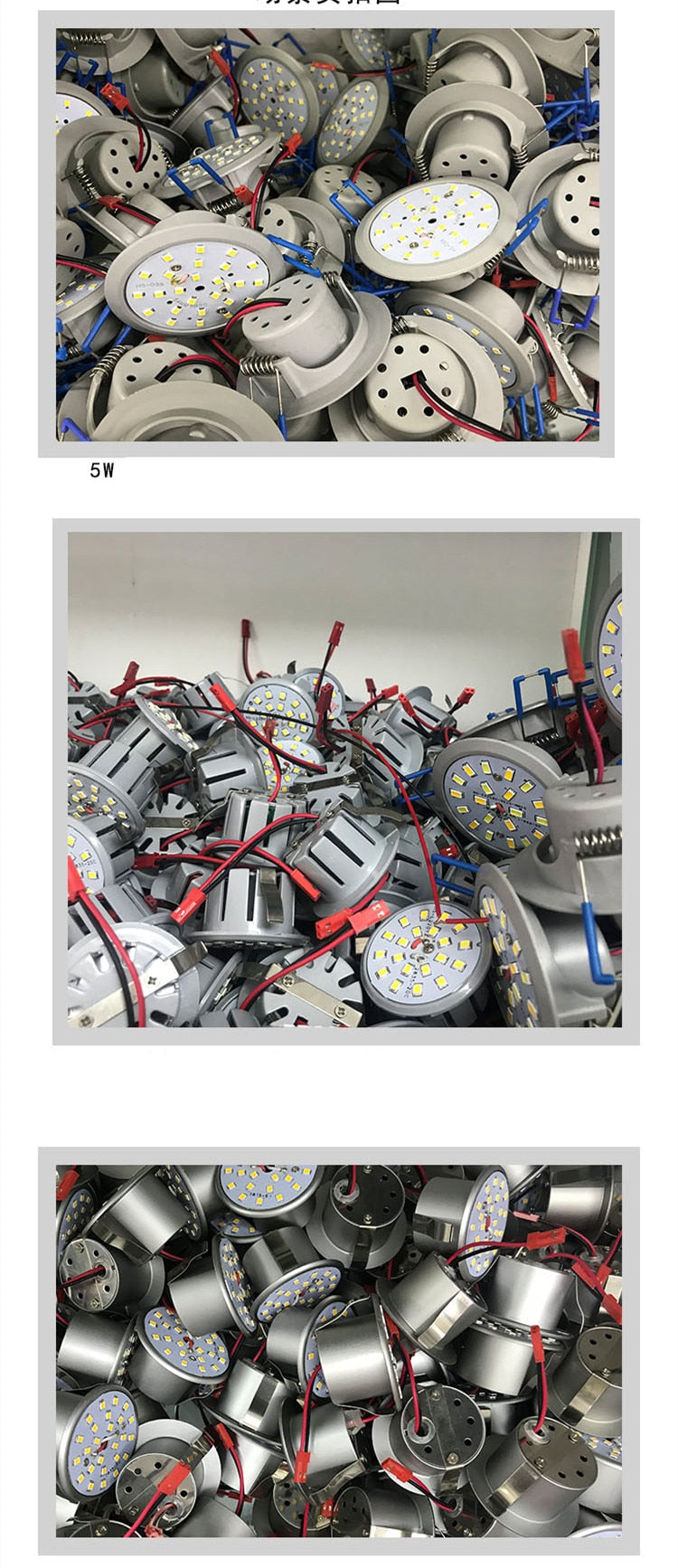 LED Downlight Lamp 5W 220V Integrated Light Cup LED Ampoule SpotLight Round Ceiling Recessed Umbrella LED Corn Bulb