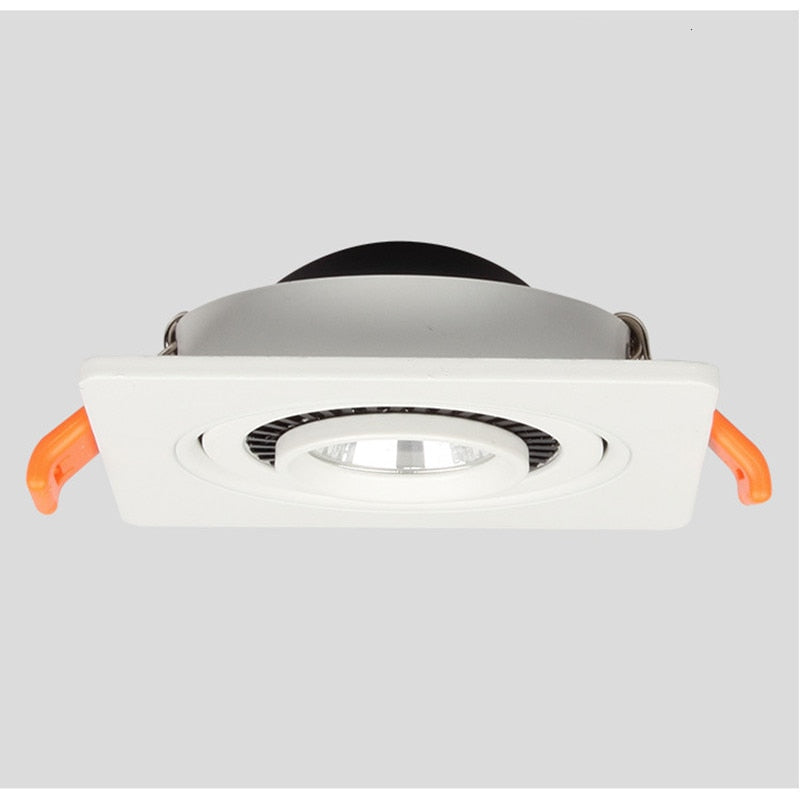 Dimmable LED Recessed Downlight 5W 7W 10W 12W 15W LED Ceiling Spot Light 3000K/4000K/6000K Black/White Housing Light