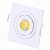 Dimmable LED Waterproof IP65 COB Ceiling Outdoor Recessed 3W AC90-260V DC12V Warm White LED Downlight Hotel Villa Home Lighting