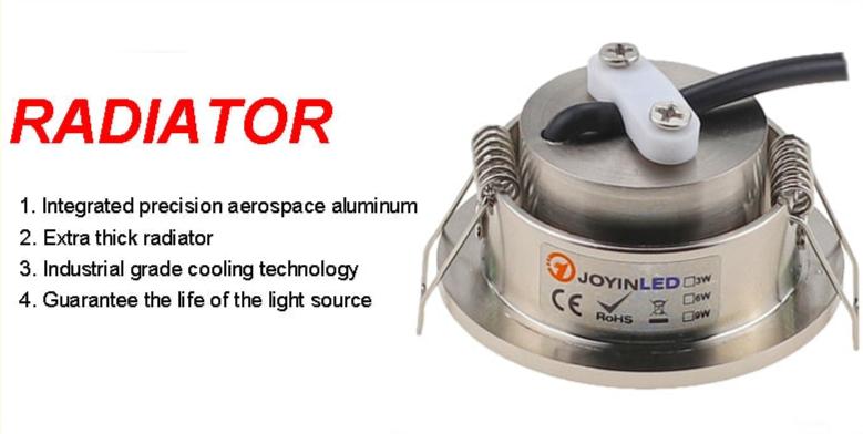 Dimmable LED Waterproof IP65 COB Ceiling Outdoor Recessed 3W AC90-260V DC12V Warm White LED Downlight Hotel Villa Home Lighting