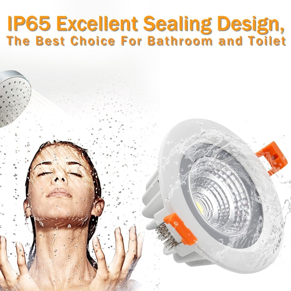 Anti-corrosion LED Downlight IP65 Waterproof led Ceiling Lamp 7W 15W LED Spot Lighting Kitchen Bathroom led Recessed Downlight