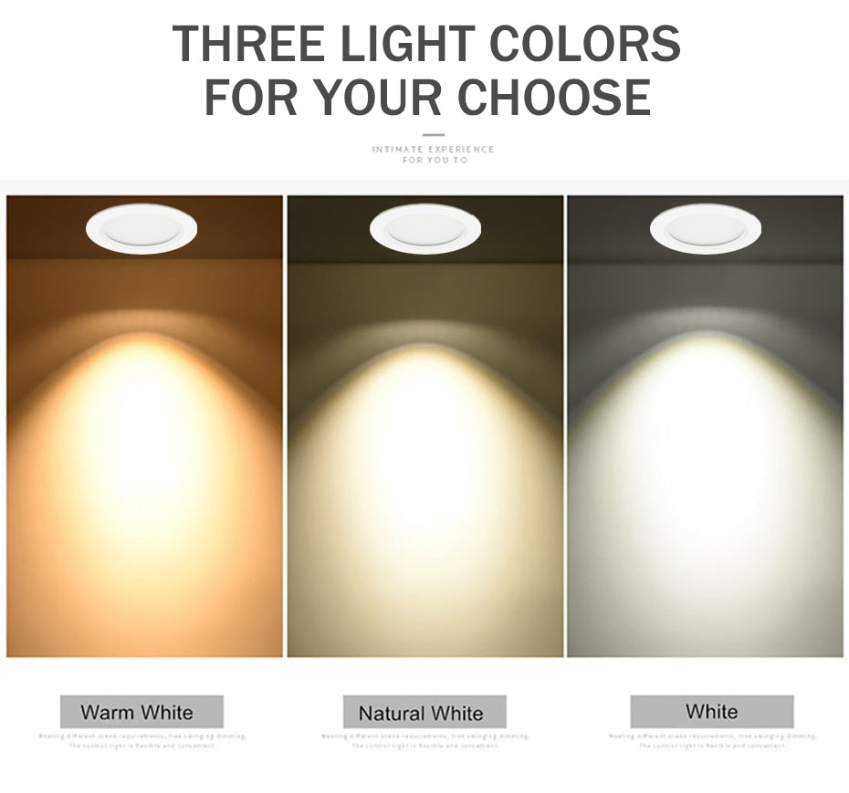 Anti-corrosion LED Downlight IP65 Waterproof led Ceiling Lamp 7W 15W LED Spot Lighting Kitchen Bathroom led Recessed Downlight