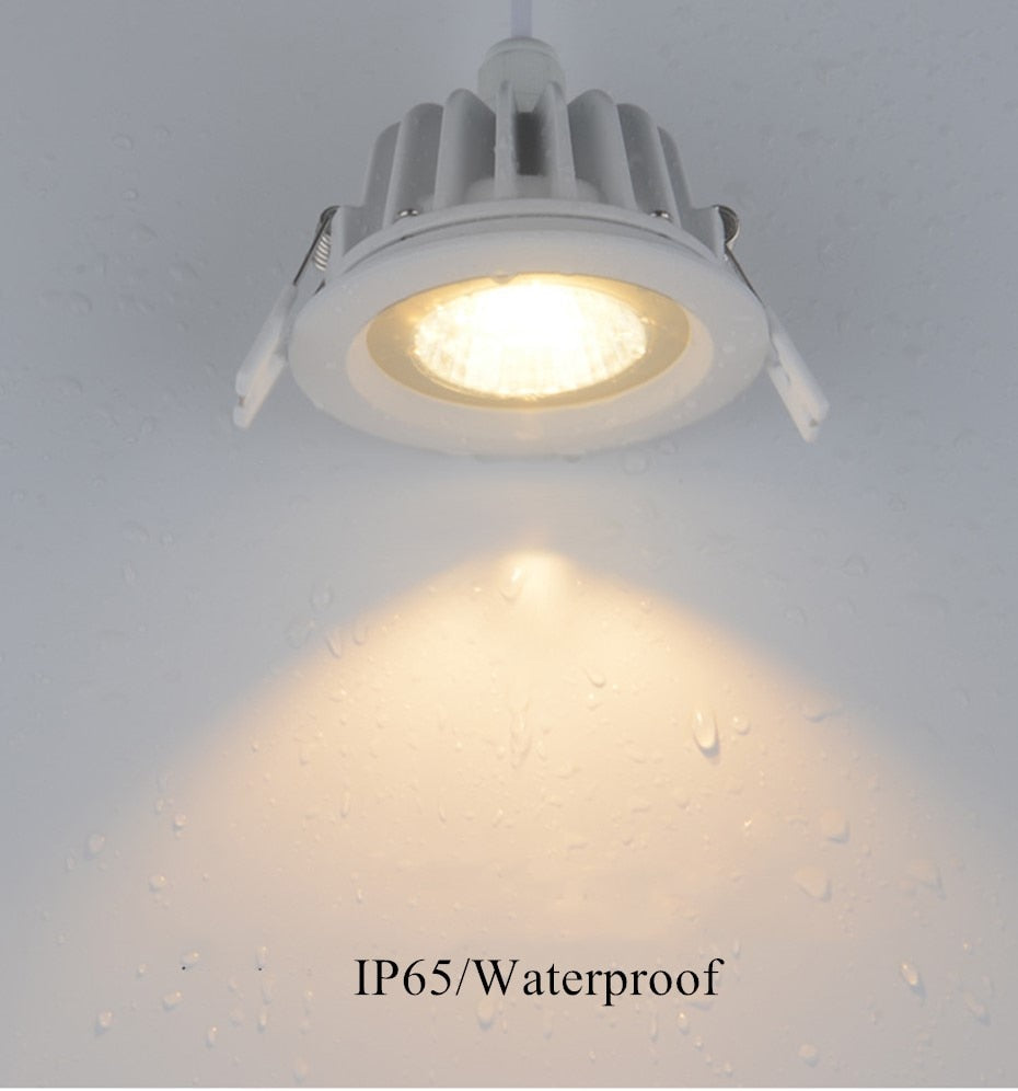 Anti-corrosion LED Downlight IP65 Waterproof led Ceiling Lamp 7W 15W LED Spot Lighting Kitchen Bathroom led Recessed Downlight