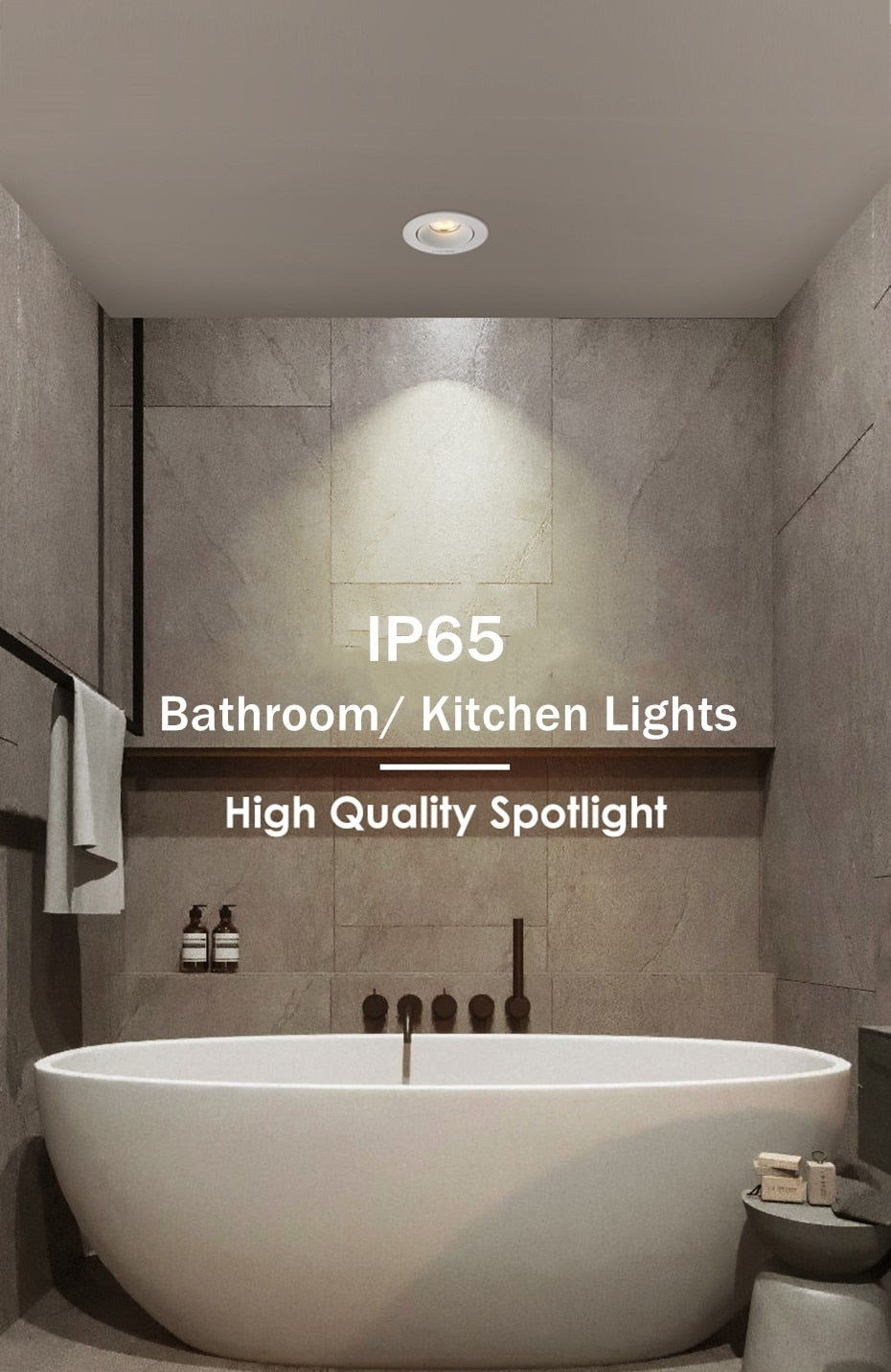 Anti-corrosion LED Downlight IP65 Waterproof led Ceiling Lamp 7W 15W LED Spot Lighting Kitchen Bathroom led Recessed Downlight