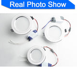 LED Downlight 3W 5W 9W 15W 18W Silver White Ultra Thin Downlight AC110V 220V 240V Round Recessed LED Spot Lighting