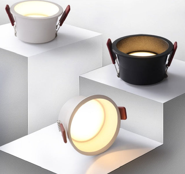 2021 New Style Beam Angle 60 Degree Recessed LED Downlight 20W 18W 15W 12W 9W 7W Dimmable Deep Glare LED Ceiling Lamp Spot Light