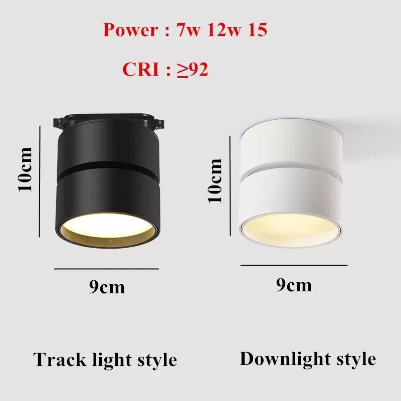 LED Downlight Ceiling Spot lights for Living Lamp 7w 12w 15w Ceiling Lighting For Kitchen Bathroom light Surface mounted