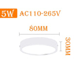 Led Downlights 220V 110V Surface Mounted 5/10/15/25W Mini Spot Led Down Light Lamp Foldable Downlights Home Lighting Living Room
