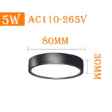 Led Downlights 220V 110V Surface Mounted 5/10/15/25W Mini Spot Led Down Light Lamp Foldable Downlights Home Lighting Living Room