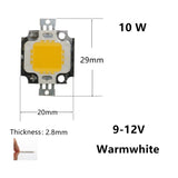 LED 10/20/30/50/70/100W DC 12V 36V COB module LED Chip Diodes Lamp Bulb for outdoor focus Spotlight Garden Integrated Light Beads